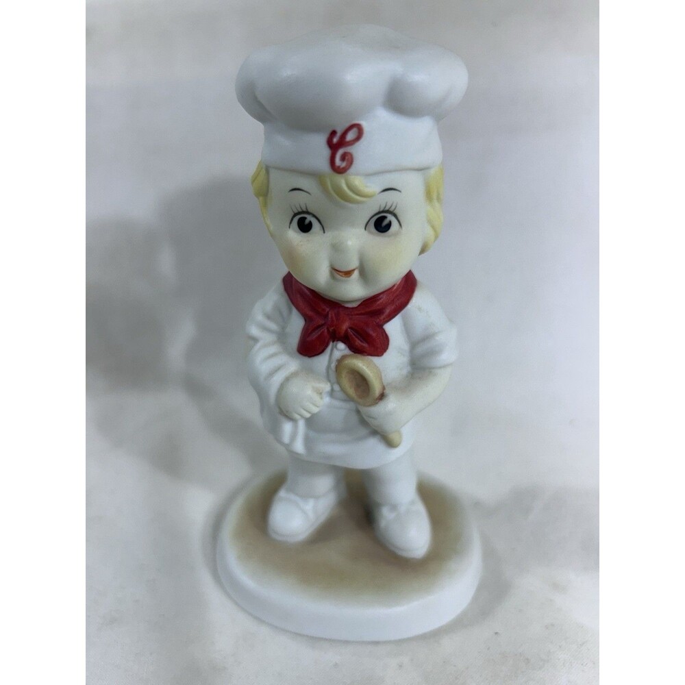 1993 Campbell's Soup Kids Ceramic Figurine Chef Boy Vintage Advertising